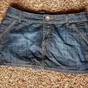 No Boundaries Mini Jean Skirt